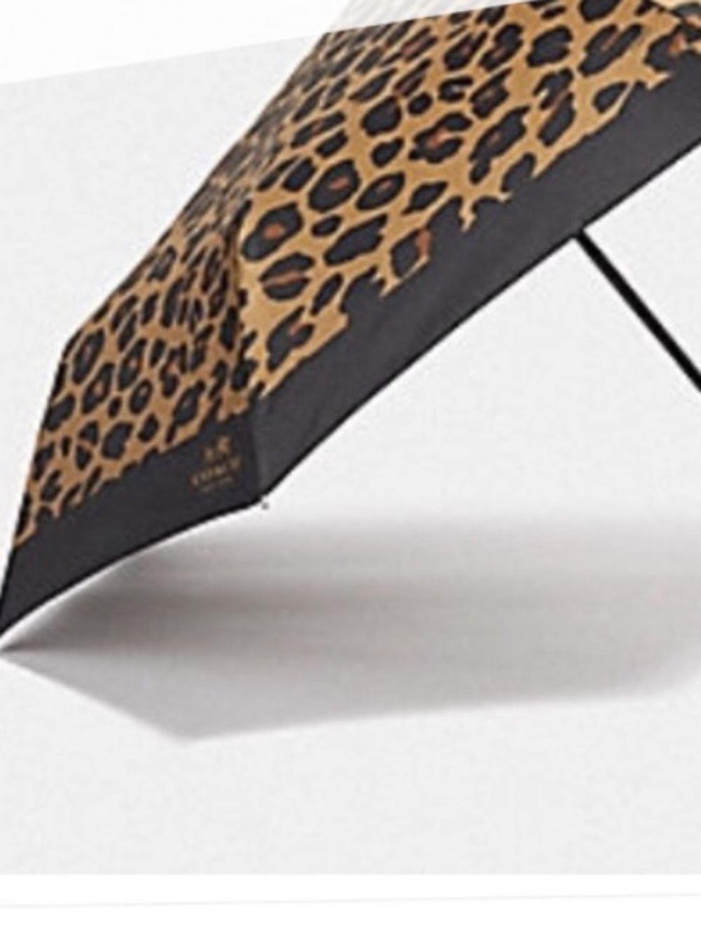 Coach Leopard-Print Mini Umbrella NWT $78 Retail